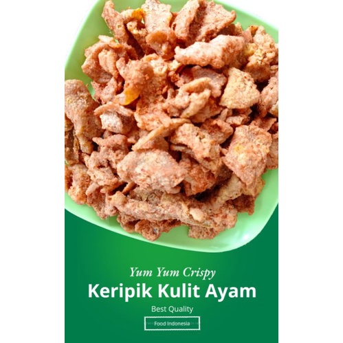 

Kripik Kulit Ayam Crispy 1Kg