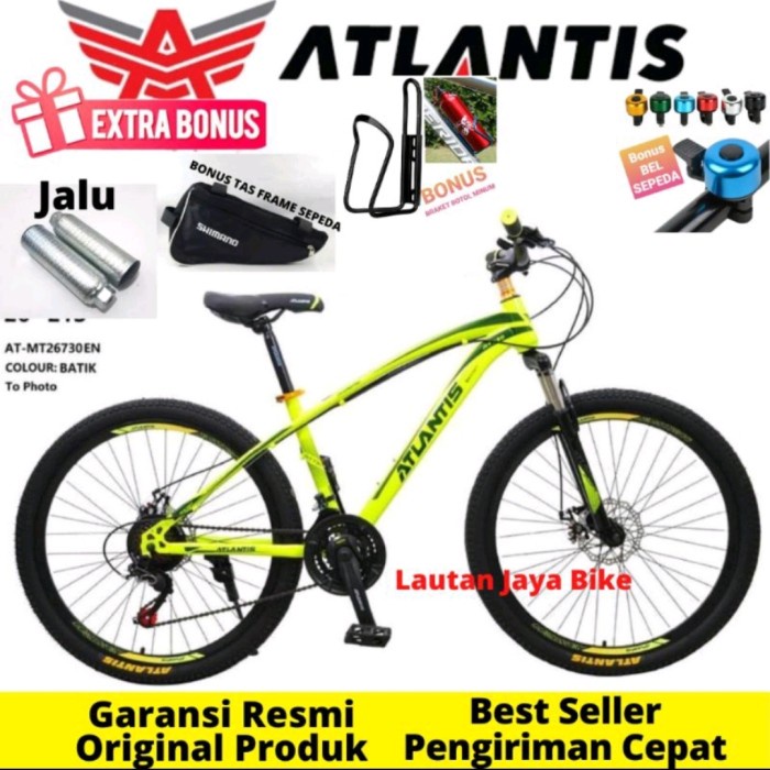Sepeda Gunung 27.5 Mtb Atlantis Rem Cakram New