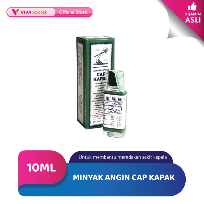 Minyak Angin Cap Kapak Membantu Meredakan Masuk Angin (10 ml) ori