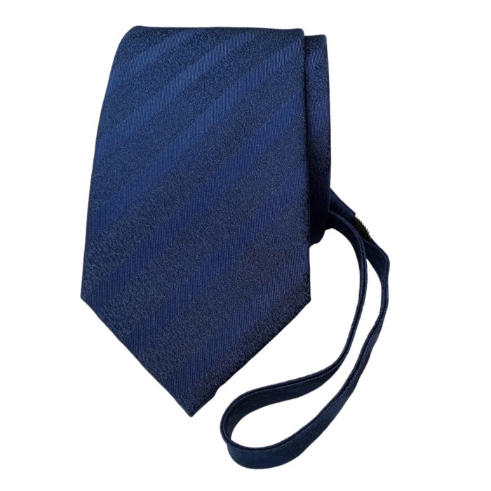 dasi dasi biru navy motif dasi instan zipper resleting pria dasi pesta tie(T7Z2) dasi pria instan da