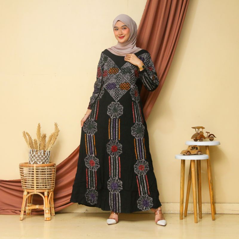 Gamis Batik cap | gamis encim | Gamis pekalongan | gamis Batik | Gamis premium