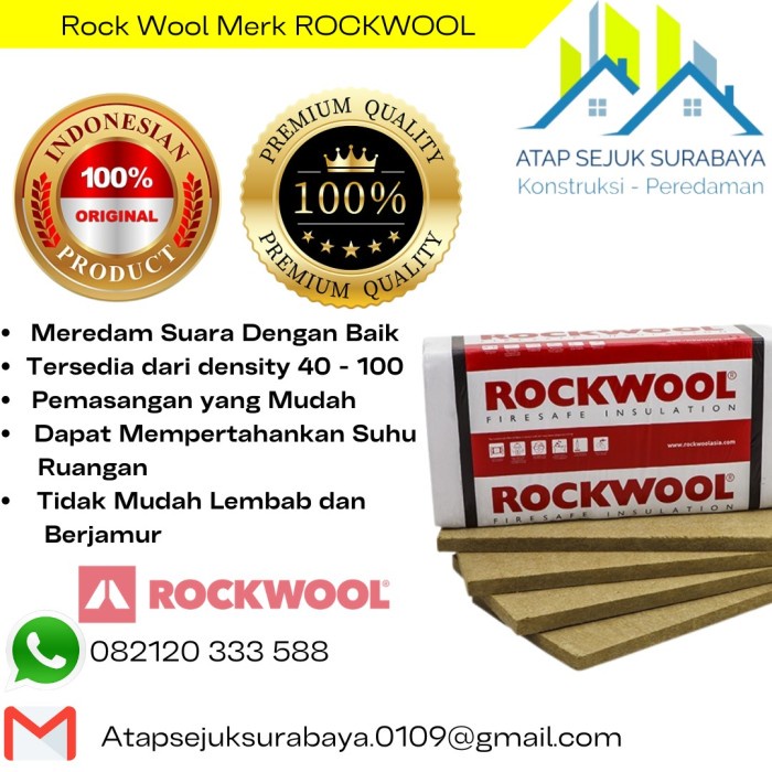 Promo Rockwool Peredam Suara / Insulasi Suara Ruangan / Karaoke / Bioskop
