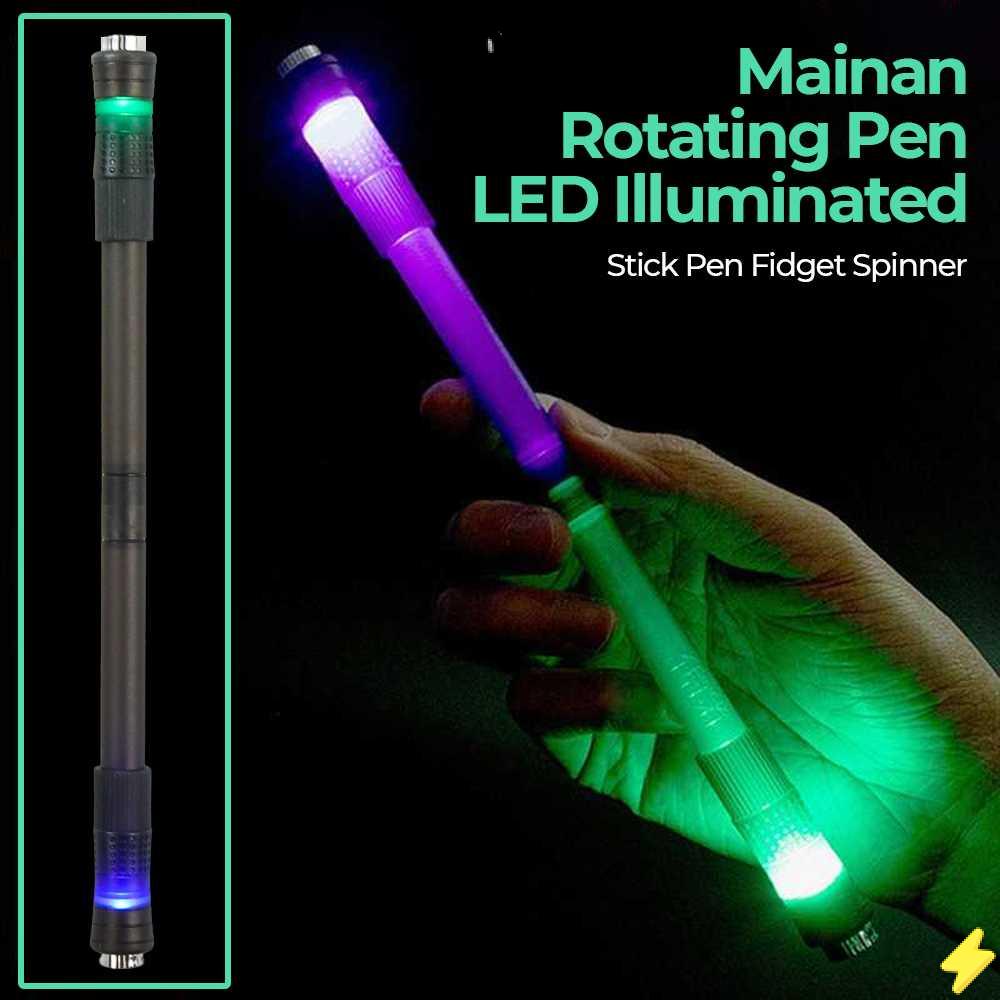 

[PROMO] WePick Mainan Rotating Pen Stick Pen Fidget Spinner LED Illuminated - WP02