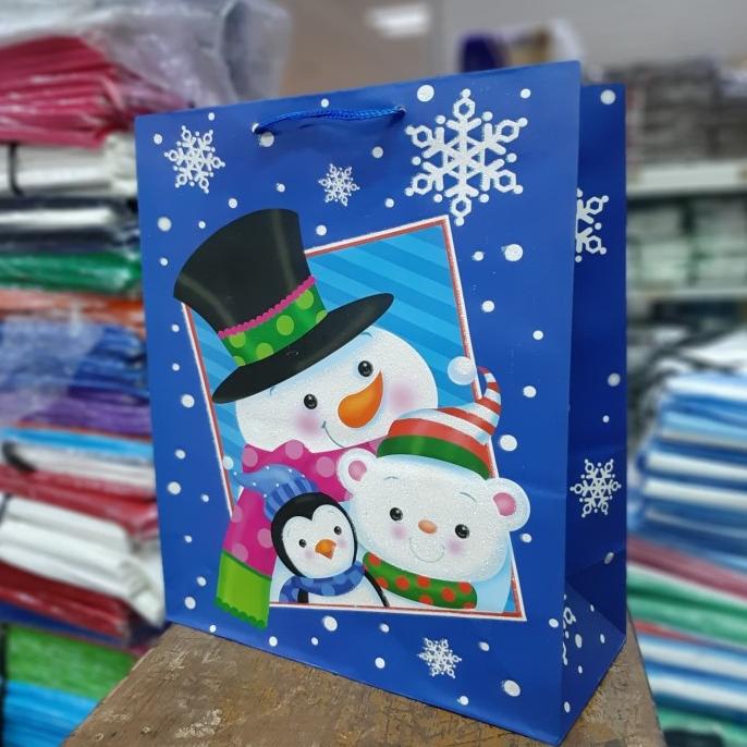 

siap kirim] Paperbag Christmas/goddie bag uk 25X30