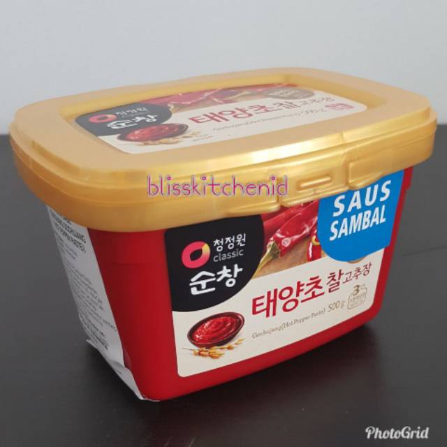 

Daesang Sunchang Gochujang Sambal Pasta Korea Hot Pepper Paste Chung Jung One 500Gr