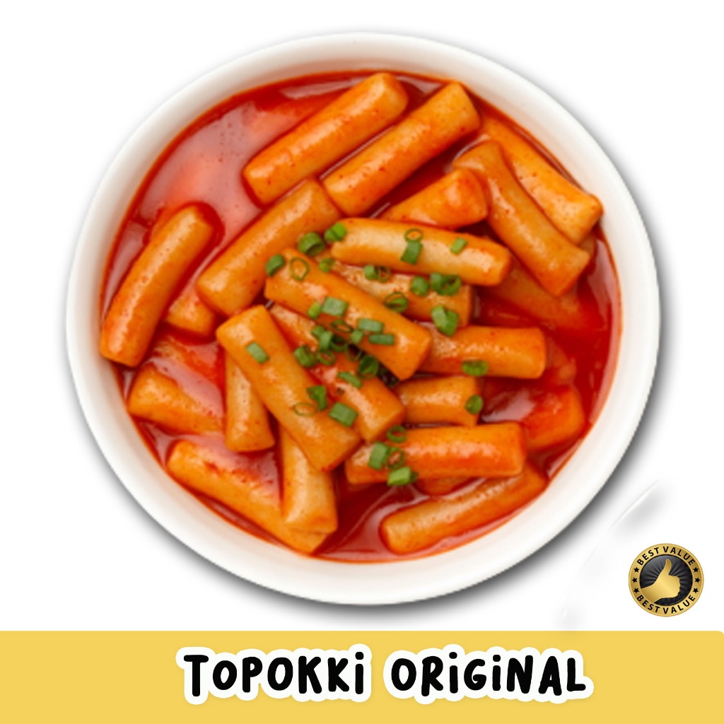 

Paket Hana Topokki 1Kg- Tok Dan Bumbu Gochujang Botol Korea-Tteokpokki-Korean Food Halal-Odeng-Kue