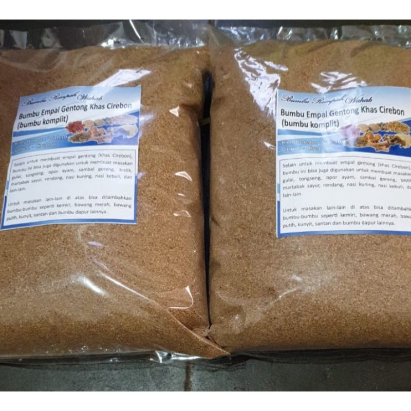 

Bumbu Empal Gentong Khas Cirebon 1 Kg, Bumbu Rempah Wahab