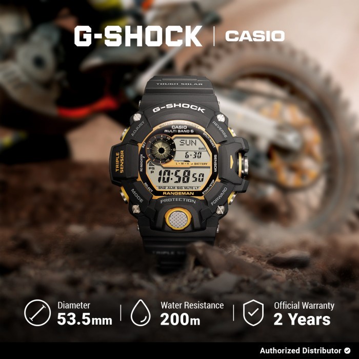 G-Shock Rangeman Jam Tangan Pria Original GW-9400Y-1DR Analog Digital