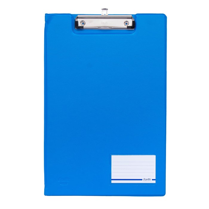 

Bantex Clipboard With Cover Folio Blueberry #4211 62 Berkualitas