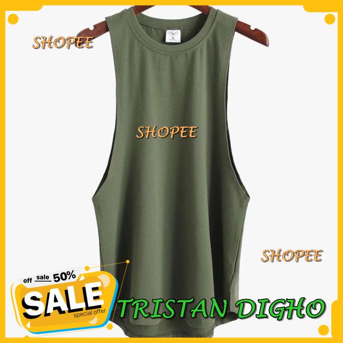MUSCLE TANK TOP PRIA, TANK TOP SINGLET PRIA, TANK TOP GYM /MUSCLE SINGLET PRIA, SINGLET SINGLET PRIA