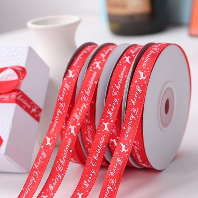 

:::::::] (1ROLL=22METER) pita satin natal pita satin Merry Christmas pita natal