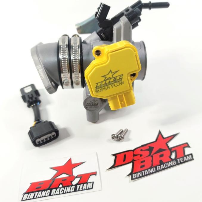 Paket Tb Brt Throttle Body Mx King Sonic Cb150 R Cbr 150R Gtr