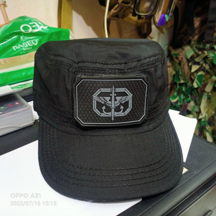 Topi topi komando perekat patch kopassus(O6W4) BEST SELLER Topi Cowok Baseball Topi Distro Pria Orig