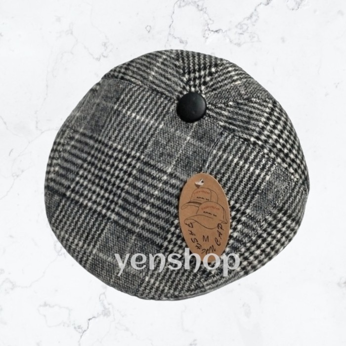 Topi Painter Hat Patino Hat Topi Flat Cap Pet Pelukis Sutradara Bareta Bare - motif A(C8D8) BEST SEL