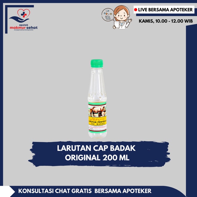 

LARUTAN CAP BADAK ORIGINAL 200 ML