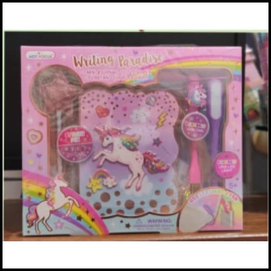 

BEST DEAL SALE MAINAN: HOTFOCUS WRITING PARADISE UNICORN STATIONARY SET !!!
