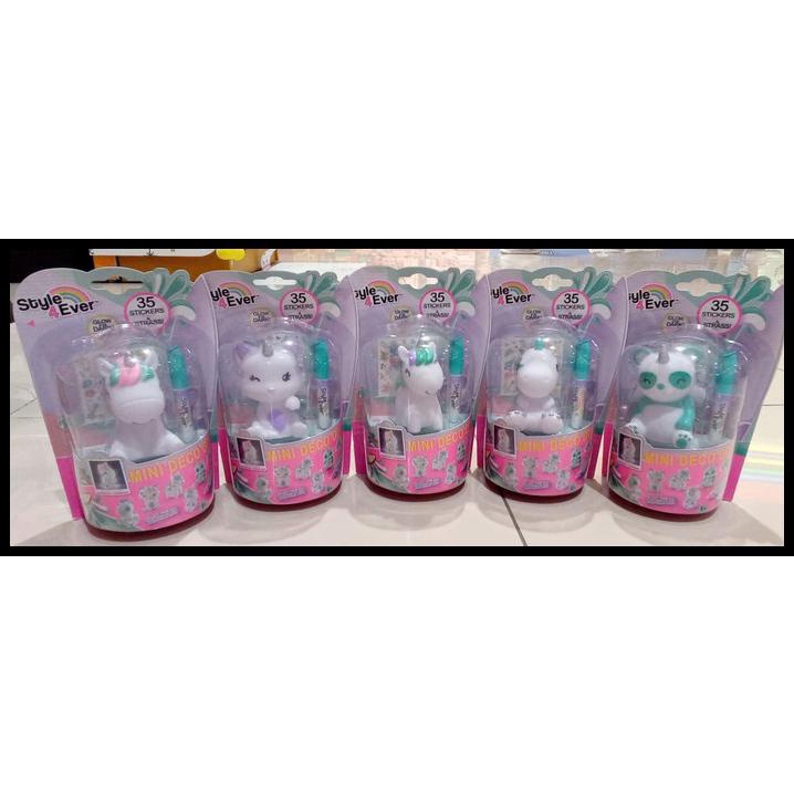 

DISKON SALE: STYLE 4 EVER GLOW IN THE DARK MINI DECO DIY 35 STICKERS ORIGINAL !!!!!!!