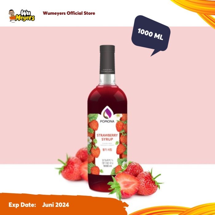 

Pomona Strawberry Syrup 1000 ml