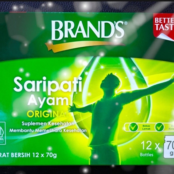 

KHUSUS FREE ONGKIR BRAND'S SARIPATI AYAM ORIGINAL ( 12 BOTOL X 70 GR
