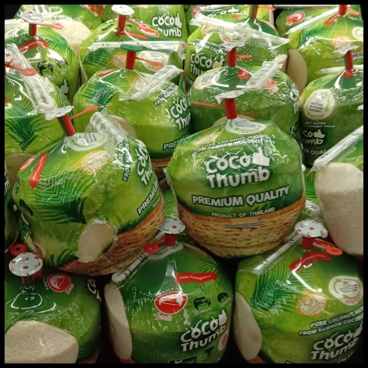 

TERBARU BUAH KELAPA COCO THUMB ISI 6 PIS/ KELAPA THAILAND FRESH !