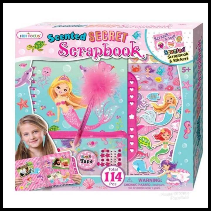 

TERMURAH MERMAID SCENTED SCRAPBOOK - BUKU STICKER WANGI ORIGINAL !!!!!