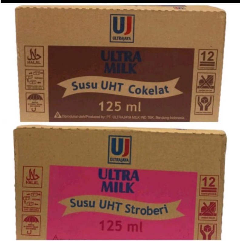 

Ultra Milk Susu UHT 1 Dus - 125ML / Susu Kotak 1 dus