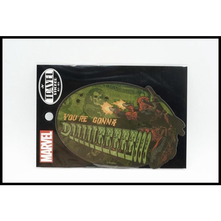 

DISKON LUGAGE STICKER - STIKER KOPER - DEADPOOL - MARVEL !!!!!