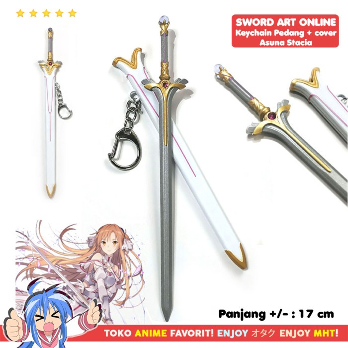 Gantungan Kunci Anime Sword Art Online Alicization Asuna Yuuki Stacia