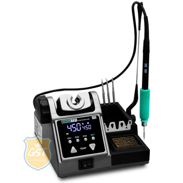 SOLDER LISTRIK TERBAIK SOLDER STATION C210 SOLDER T210 SUGON T21