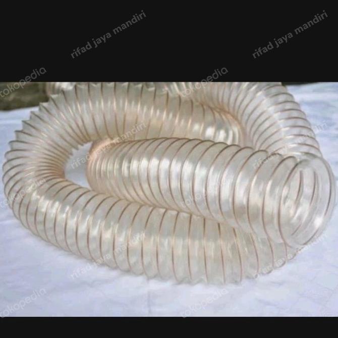 Pu Ducting Hose 4 Inchi Selang Flexible Vacuum Serbuk Kayu