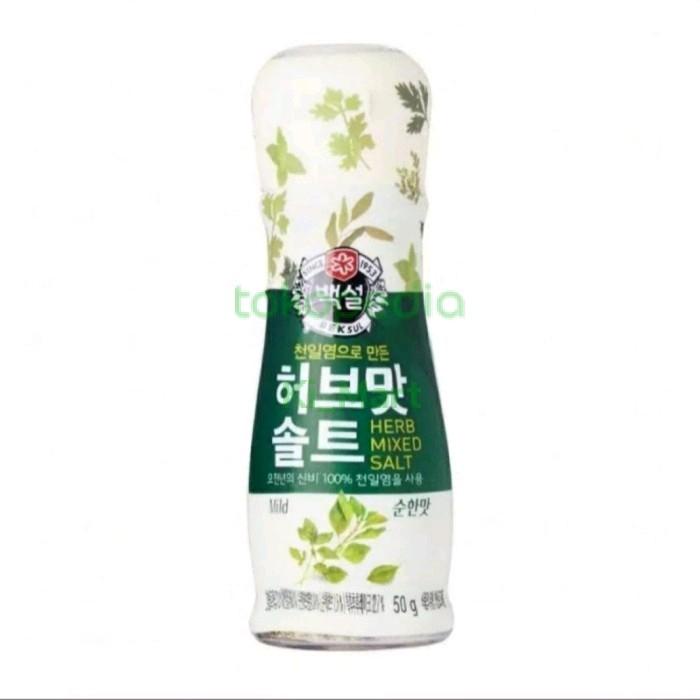 

Cj Beksul Salt Seasoning Herb Mild / Bumbu Perasa 50 gram Best Seller