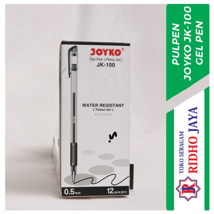 

Pulpen Joyko JK100 Gel Pen, Pulpen Sekolah, Pulpen Kantor, Kerja