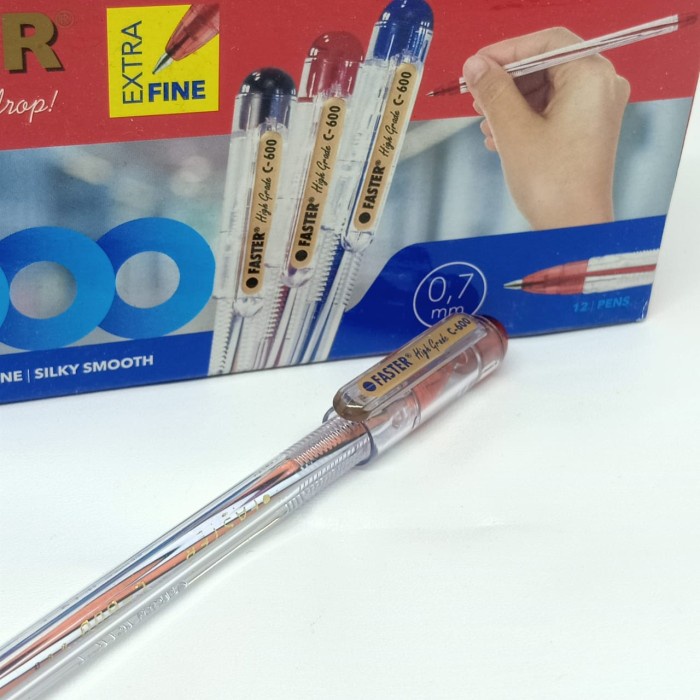 

Pulpen Faster C600 1 Box - Alat Tulis Kantor Pulpen Sekolah