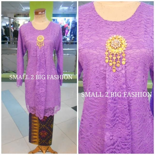 kebaya muslim / kebaya panjang / seragam kebaya / kebaya brukat modern