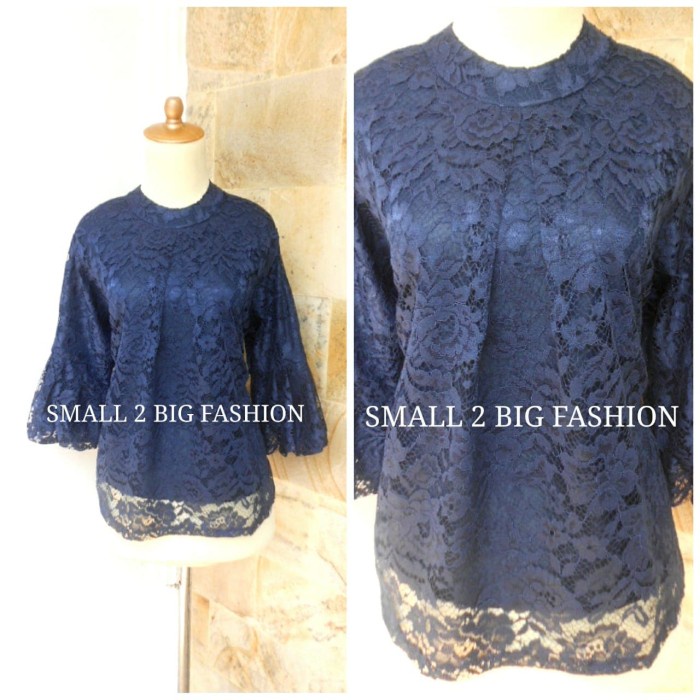 baju kebaya brokat / atasan brukat pesta / kebaya wisuda modern murah