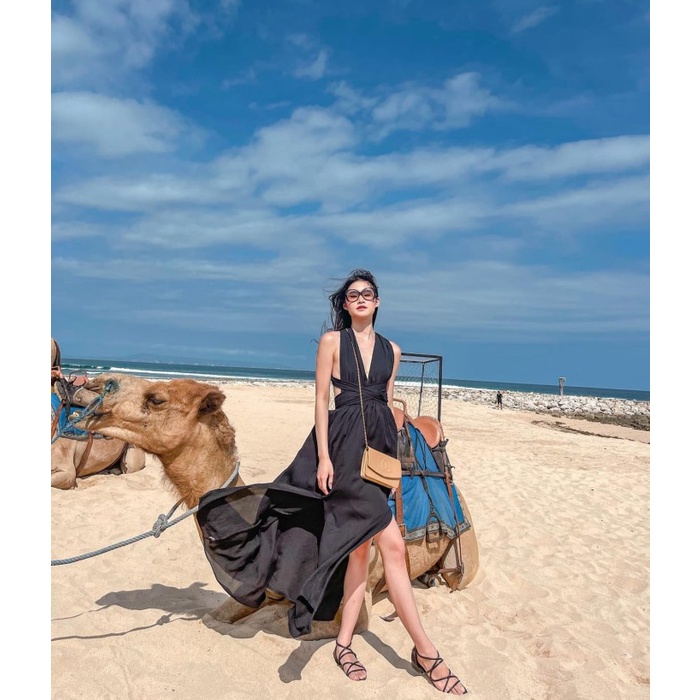 black multiway dress women premium long dress pantai wanita bali beach