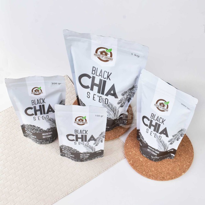 

Organic Black Chia Seeds 300 Gr