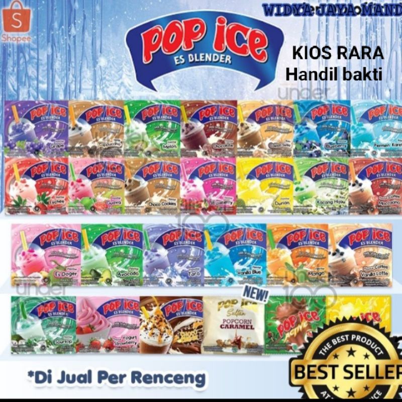 

POP ICE Renceng aneka rasa isi 10 bungkus.