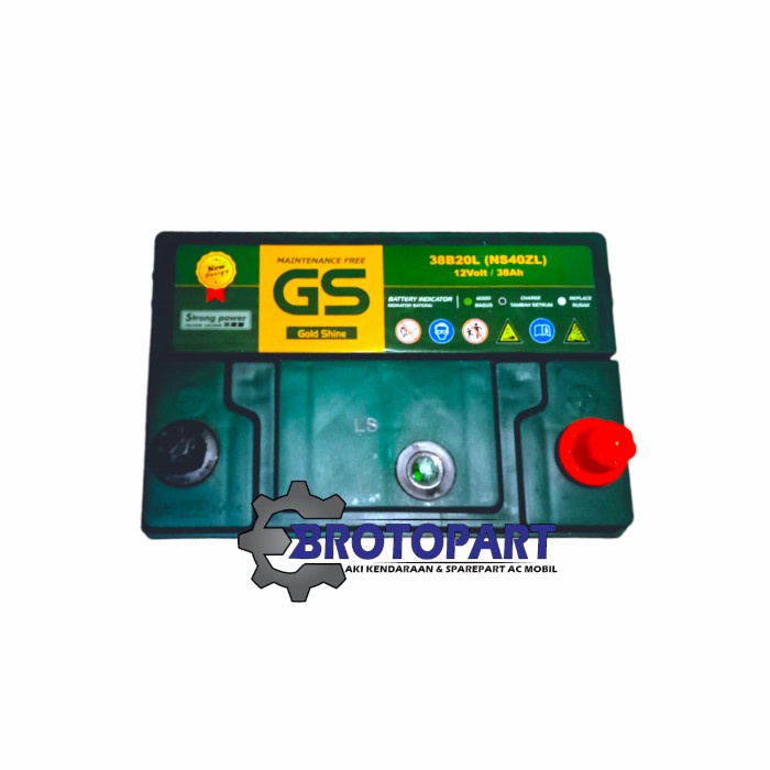 Cod - Aki Gs Mobil Honda Freed, Jazz, New Jazz, Brv New City Accu Ns40Zl Mf Kode 019