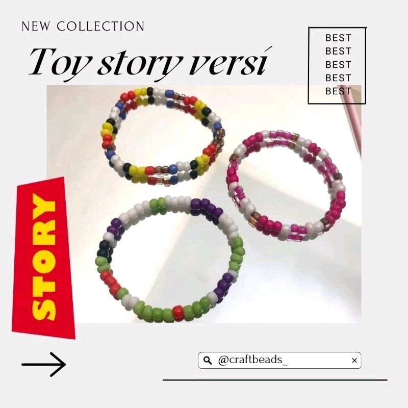 Toy Story Bracelet| gelang tema toy story|gelang manik| gelang aestetic