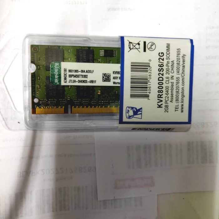 memori ram sodim laptop DDR 2 2GB baru