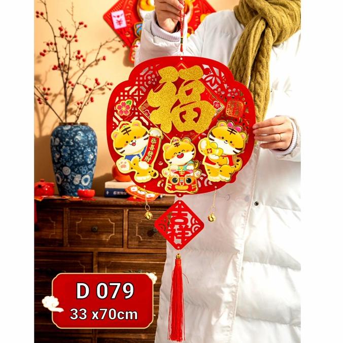 

Gantungan Imlek Macan 2022 Kerincing Hiasan Sincia Dekor Fu Hoki D-079 Original