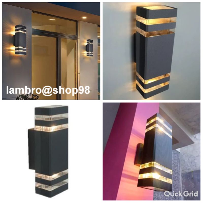 lampu hias dinding teras tiang pagar rumah minimalis(harga promo)