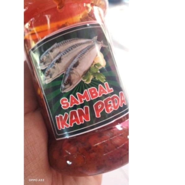 

sambal ikan peda kemasan botol 150 ml