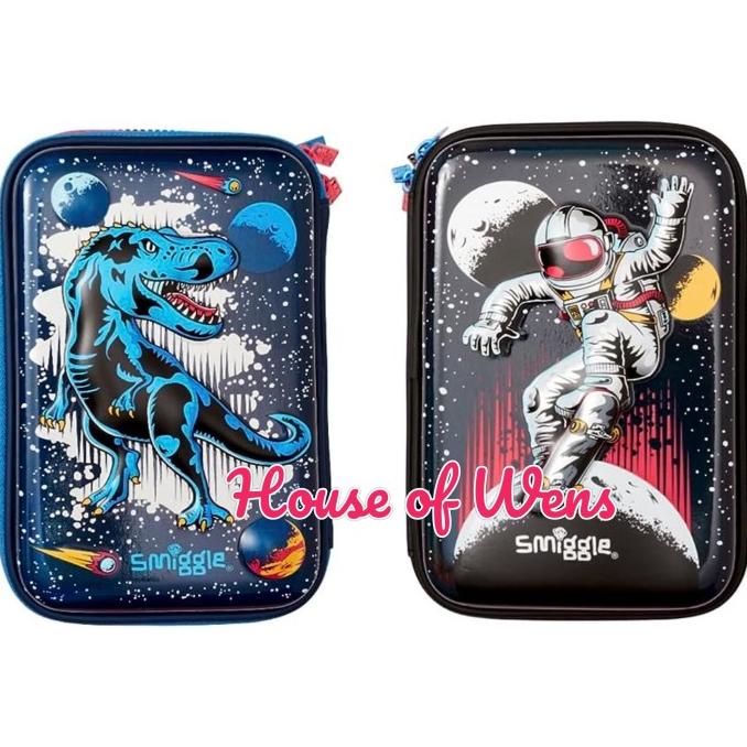 

New Smiggle Moonlit Triple Hardtop Pencil Case Original - Tempat Pensil Berkualitas