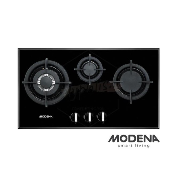 +%+%+%] CRISTA - BH 1735 | Modena Kompor Tanam Gas 3 Tungku | Kompor Gas