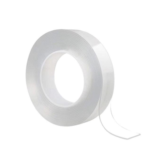

+++++] DOUBLE TAPE NANO BENING TRANPARAN 1M LAKBAN DOUBLE TAPE AJAIB ISOLASI