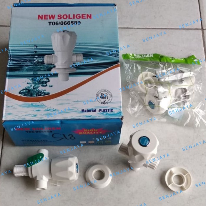 [Hyui8] Stop Kran Cabang T Kran Penyambung Wastafel Closet Shower Pvc [Shower]