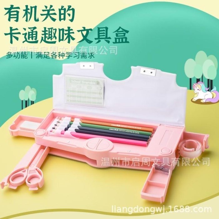 

Promo Kotak Pensil Anak Unik Canggih Tempat Pensil Rautan Gunting Penghapus