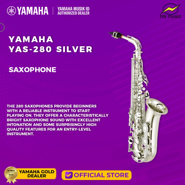 Promo Yamaha Yas-280 / Yas280 Alto Saxophone Student Garansi Resmi Original